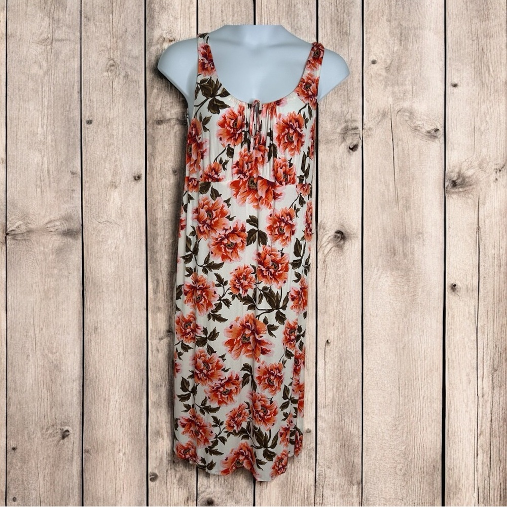 Old Navy Women’s floral sleeveless midi dress size XL cottagecore feminine